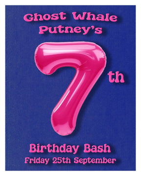 This is a event ticket of Ghost Whale Putney's 7th Birthday Bash - Friday 25th September. It is a  craft  available to buy from Ghost Whale, voted London's best craft beer shop.