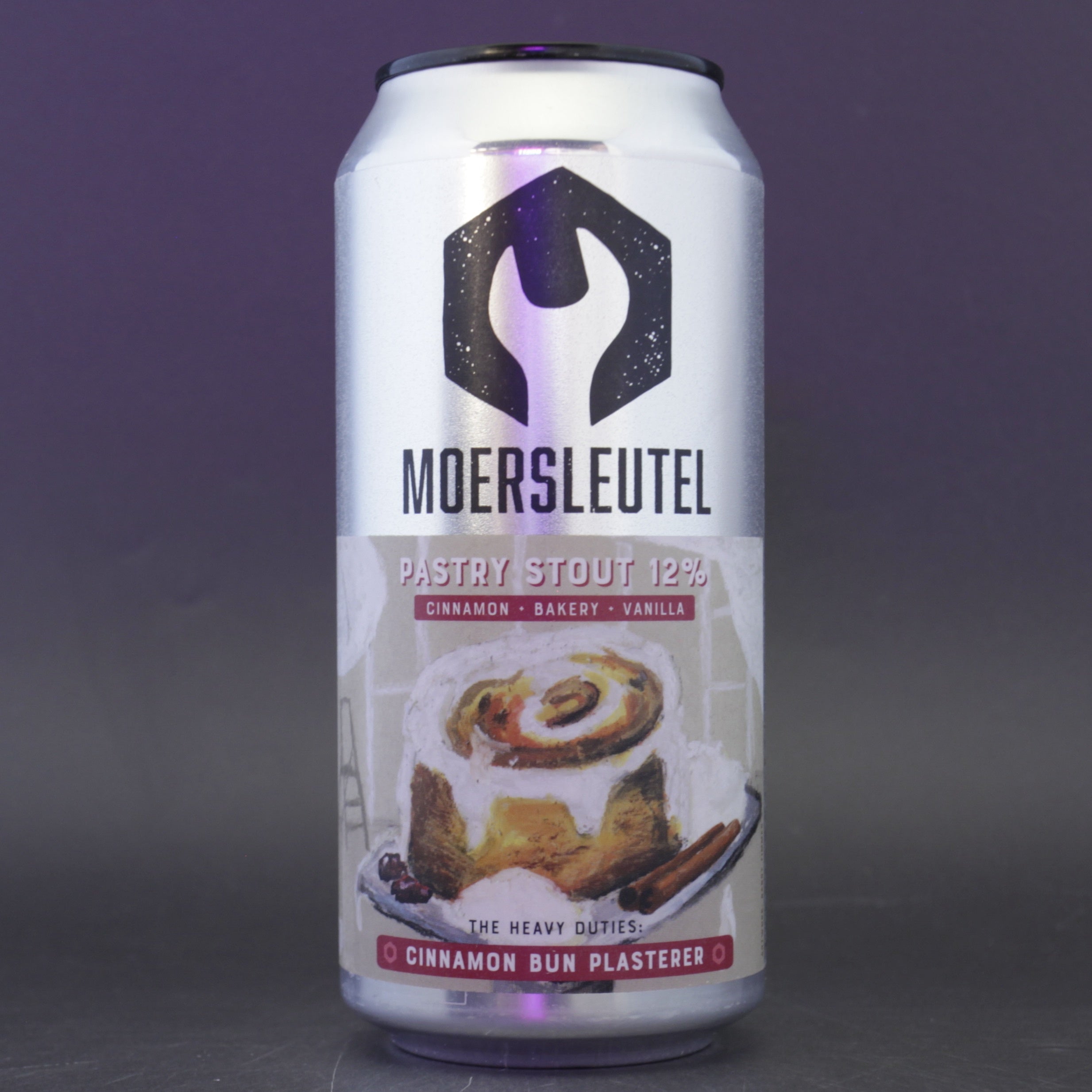 Moersleutel - Cinnamon Bun Plasterer - 12% (440ml) - Ghost Whale