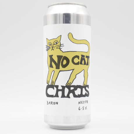 This is a can of Baron - No Cat Chris 2026 - 6.5% (500ml). It is a IPA craft beer available to buy from Ghost Whale, voted London's best craft beer shop.