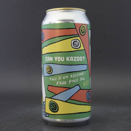 This is a can of Pretty Decent - Can You Kazoo? - 0.5% (440ml). It is a Pale Ale craft beer available to buy from Ghost Whale, voted London's best craft beer shop.