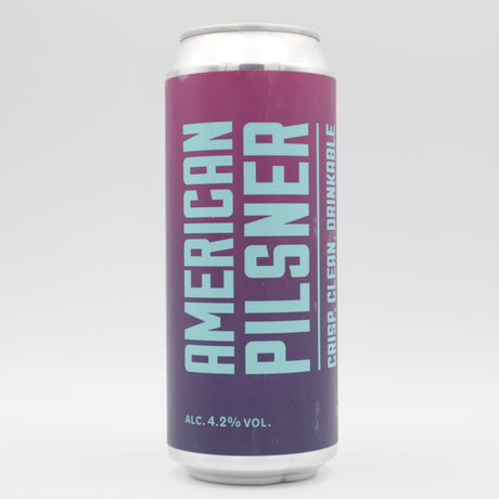 This is a can of Marble Beers - American Pilsner - 4.2% (500ml). It is a Lager / Pilsner / Kölsch craft beer available to buy from Ghost Whale, voted London's best craft beer shop.