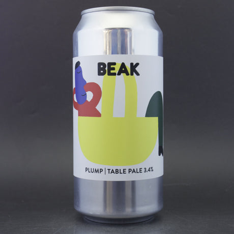 This is a can of Beak Brewery - Plump - 3.4% (440ml). It is a Pale Ale craft beer available to buy from Ghost Whale, voted London's best craft beer shop.