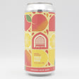 This is a can of Vault City - Peach & Lemon Table Sour - 3% (440ml). It is a Sour craft beer available to buy from Ghost Whale, voted London's best craft beer shop.