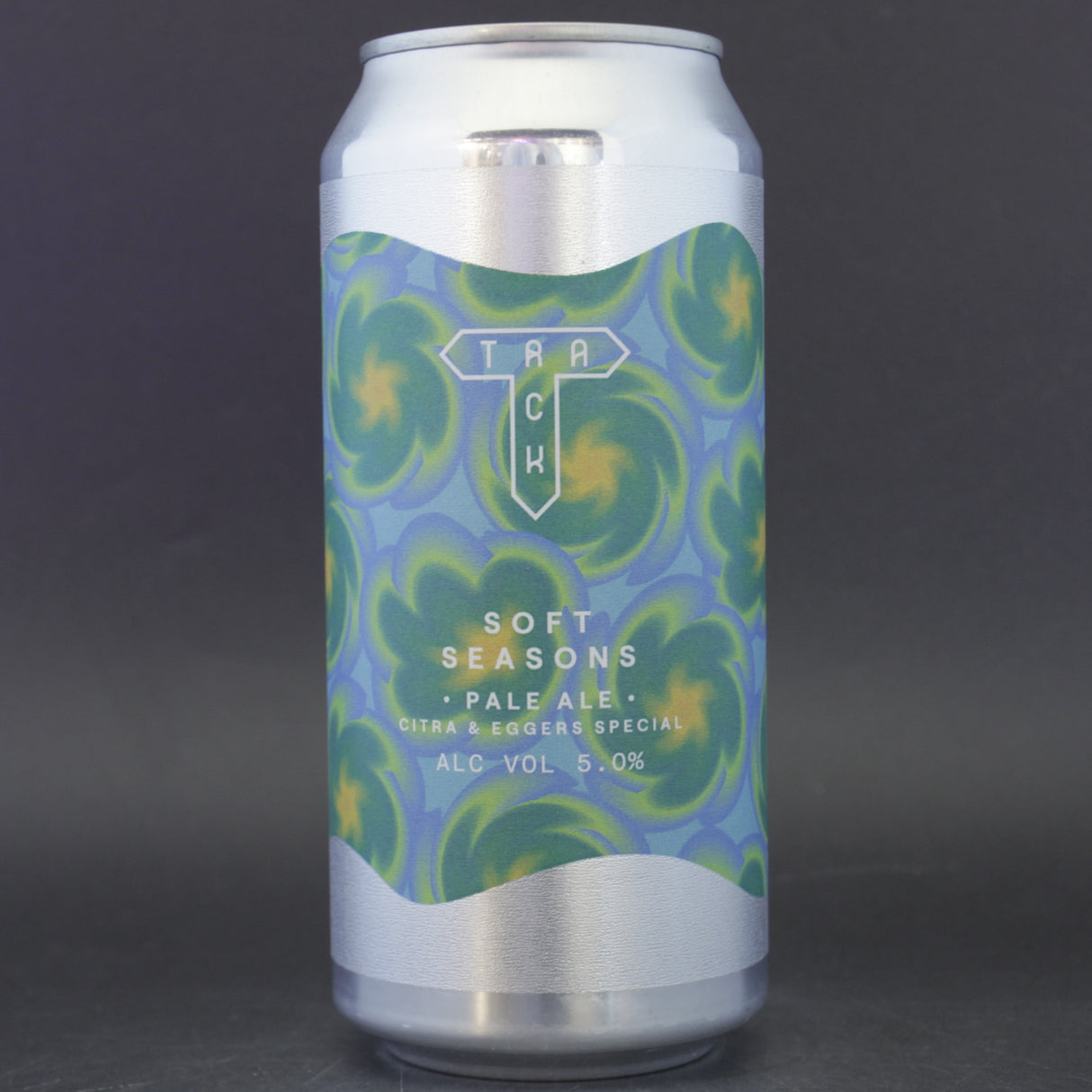 This is a can of Track - Soft Seasons - 5% (440ml). It is a Pale Ale craft beer available to buy from Ghost Whale, voted London's best craft beer shop.