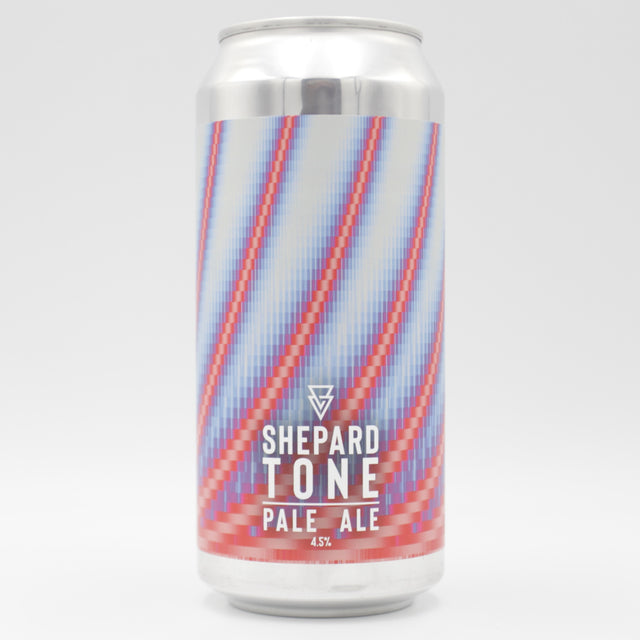 This is a can of Azvex - Shepard Tone - 4.5% (440ml). It is a Pale Ale craft beer available to buy from Ghost Whale, voted London's best craft beer shop.