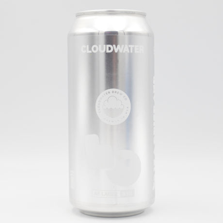 This is a can of Cloudwater - Lo - 0.5% (440ml). It is a Lager / Pilsner / Kölsch craft beer available to buy from Ghost Whale, voted London's best craft beer shop.