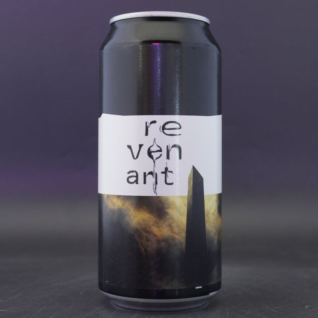 This is a can of Revenant - Obelisk - 8.4% (440ml). It is a Double IPA craft beer available to buy from Ghost Whale, voted London's best craft beer shop.