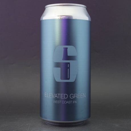 This is a can of Salikatt - Elevated Green - 6.5% (440ml). It is a IPA craft beer available to buy from Ghost Whale, voted London's best craft beer shop.