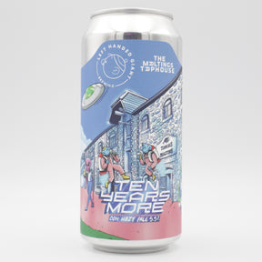 This is a can of Left Handed Giant - Ten Years More - 5.5% (440ml). It is a Pale Ale craft beer available to buy from Ghost Whale, voted London's best craft beer shop.