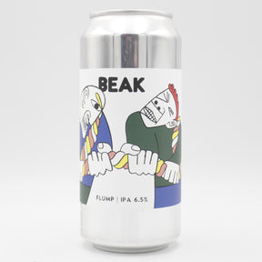 This is a can of Beak - Flump - 6.5% (440ml). It is a IPA craft beer available to buy from Ghost Whale, voted London's best craft beer shop.
