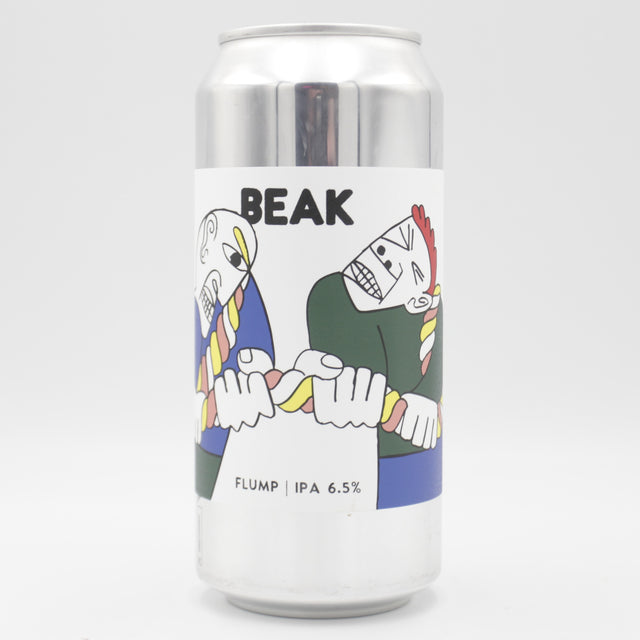 This is a can of Beak - Flump - 6.5% (440ml). It is a IPA craft beer available to buy from Ghost Whale, voted London's best craft beer shop.