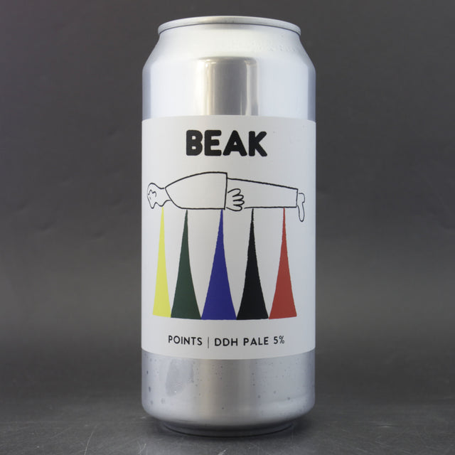 This is a can of Beak Brewery - Points - 5% (440ml). It is a Pale Ale craft beer available to buy from Ghost Whale, voted London's best craft beer shop.