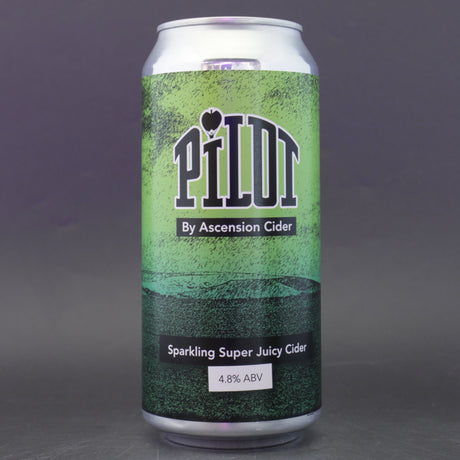 This is a can of Ascension - Pilot - 4.8% (440ml). It is a  craft cider available to buy from Ghost Whale, voted London's best craft beer shop.