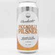 This is a can of Cloudwater - Piccadilly Pilsner - 4.2% (440ml). It is a Lager / Pilsner / Kölsch craft beer available to buy from Ghost Whale, voted London's best craft beer shop.