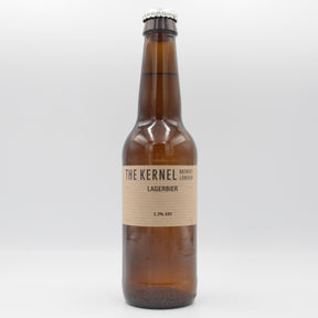 This is a bottle of The Kernel - Lagerbier - 5.2% (500ml). It is a Lager / Pilsner / Kölsch craft beer available to buy from Ghost Whale, voted London's best craft beer shop.