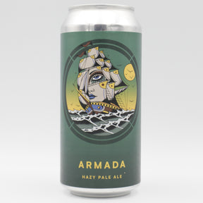 This is a can of Otherworld - Armada - 4% (440ml). It is a Pale Ale craft beer available to buy from Ghost Whale, voted London's best craft beer shop.
