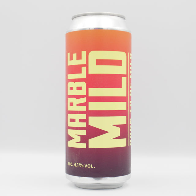 This is a can of Marble Beers - Marble Mild - 4.1% (500ml). It is a Traditional English Ale craft beer available to buy from Ghost Whale, voted London's best craft beer shop.