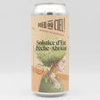 This is a can of Dieu Du Ciel - Solstice D'Été Pêche-Abricot - 5.9% (473ml). It is a Sour craft beer available to buy from Ghost Whale, voted London's best craft beer shop.