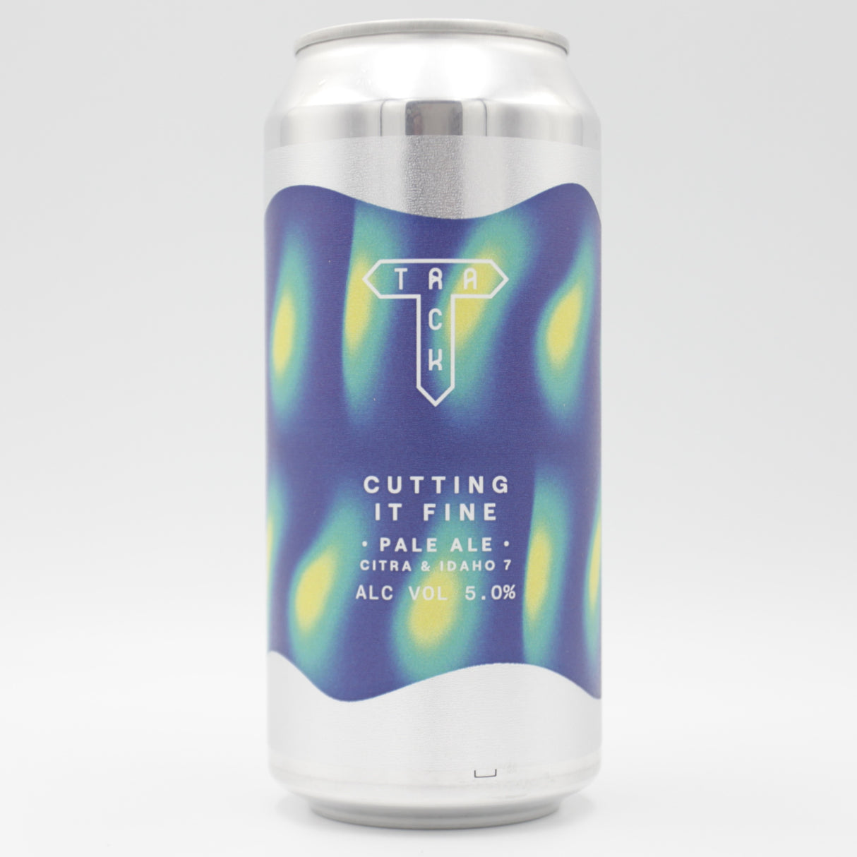 This is a can of Track - Cutting It Fine - 5% (440ml). It is a Pale Ale craft beer available to buy from Ghost Whale, voted London's best craft beer shop.