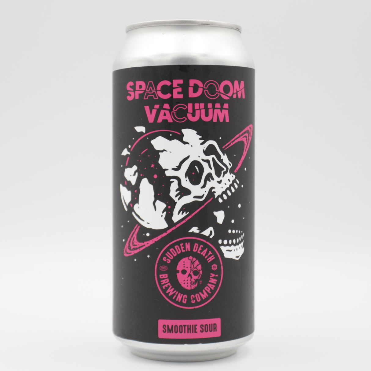 This is a can of Sudden Death - Space Doom Vacuum 2026 - 5% (440ml). It is a Sour craft beer available to buy from Ghost Whale, voted London's best craft beer shop.