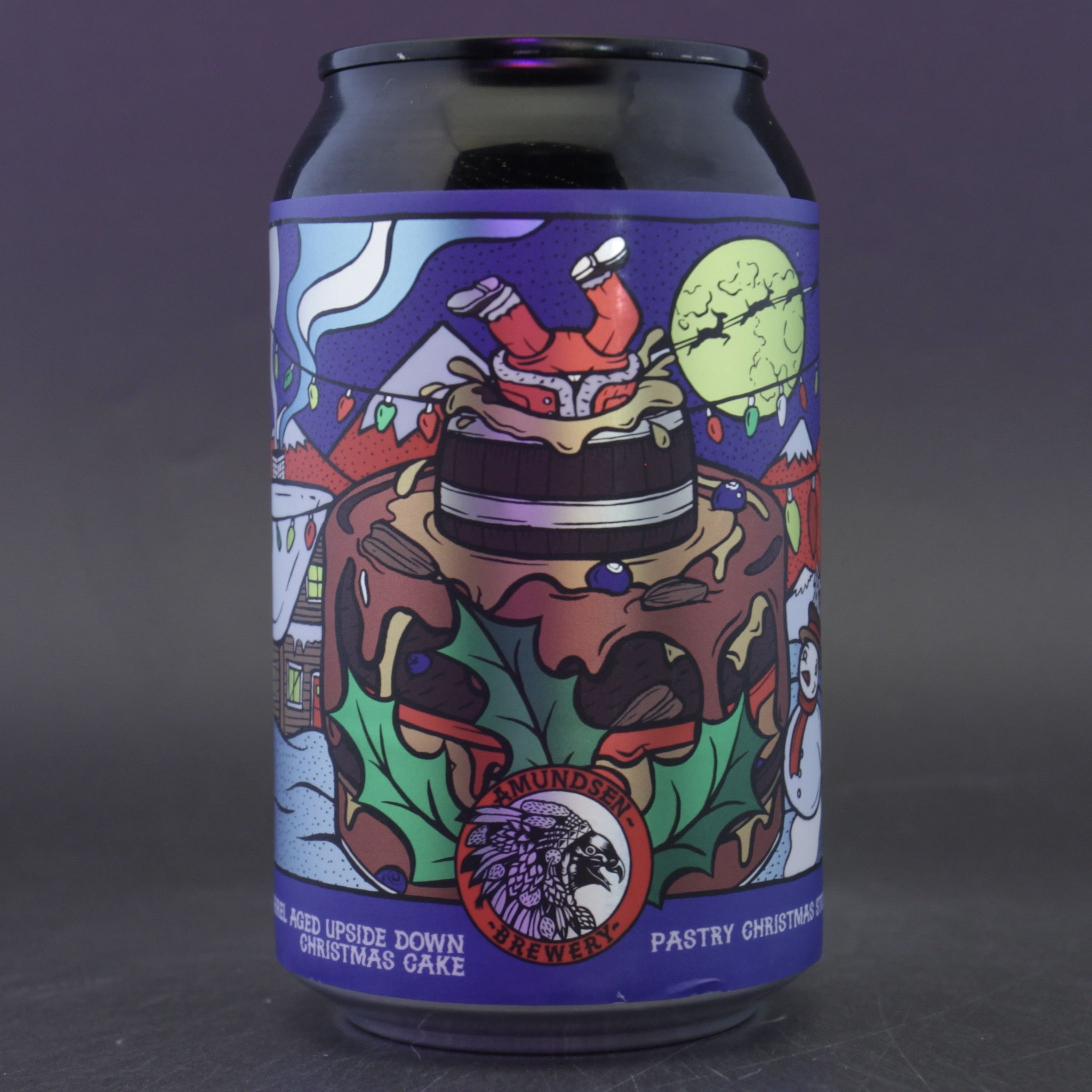 Amundsen - BA Upside Down Christmas Cake - 11.5% (330ml) - Ghost Whale