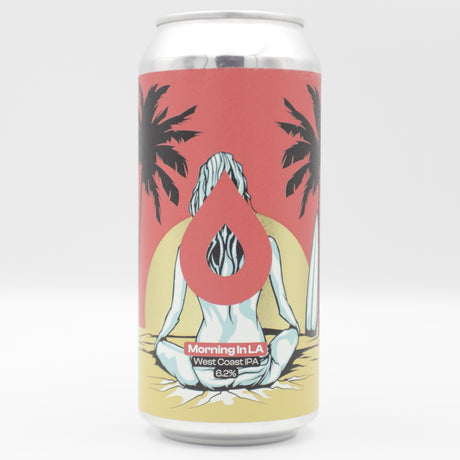 This is a can of Polly's Brew Co - Morning In LA - 6.2% (440ml). It is a IPA craft beer available to buy from Ghost Whale, voted London's best craft beer shop.