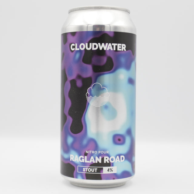 This is a can of Cloudwater - Raglan Road - 4% (440ml). It is a Stout / Porter craft beer available to buy from Ghost Whale, voted London's best craft beer shop.