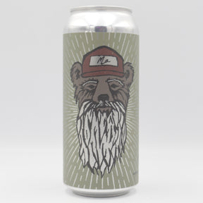 This is a can of Mortalis - Oldmanbearma: AKA 2 B - 8% (473ml). It is a Double IPA craft beer available to buy from Ghost Whale, voted London's best craft beer shop.