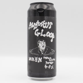 This is a can of Baron - Augustus Gloop - 4.8% (500ml). It is a Stout / Porter craft beer available to buy from Ghost Whale, voted London's best craft beer shop.