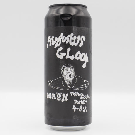 This is a can of Baron - Augustus Gloop - 4.8% (500ml). It is a Stout / Porter craft beer available to buy from Ghost Whale, voted London's best craft beer shop.