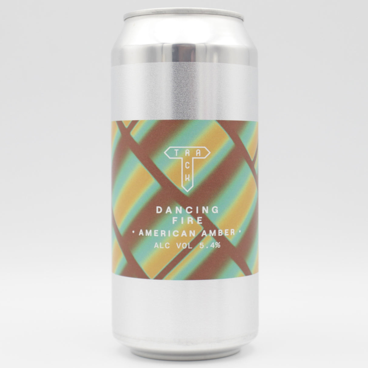 This is a can of Track - Dancing Fire - 5.4% (440ml). It is a Red / Amber Ale craft beer available to buy from Ghost Whale, voted London's best craft beer shop.