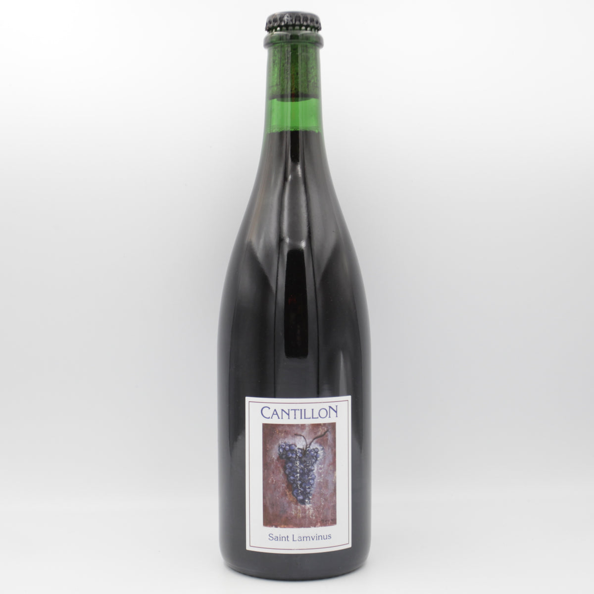 This is a sharing bottle of Cantillon - St. Lamvinus (2025) - 7.5% (750ml). It is a Lambic craft beer available to buy from Ghost Whale, voted London's best craft beer shop.