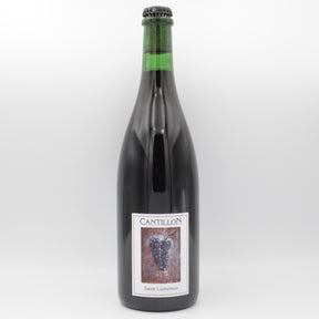 This is a sharing bottle of Cantillon - St. Lamvinus (2025) - 7.5% (750ml). It is a Lambic craft beer available to buy from Ghost Whale, voted London's best craft beer shop.