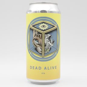 This is a can of Otherworld - Dead Alive - 5% (440ml). It is a IPA craft beer available to buy from Ghost Whale, voted London's best craft beer shop.