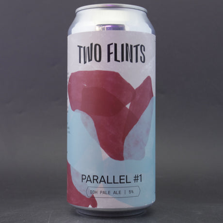 This is a can of Two Flints - Parallels #1 - 5% (440ml). It is a Pale Ale craft beer available to buy from Ghost Whale, voted London's best craft beer shop.