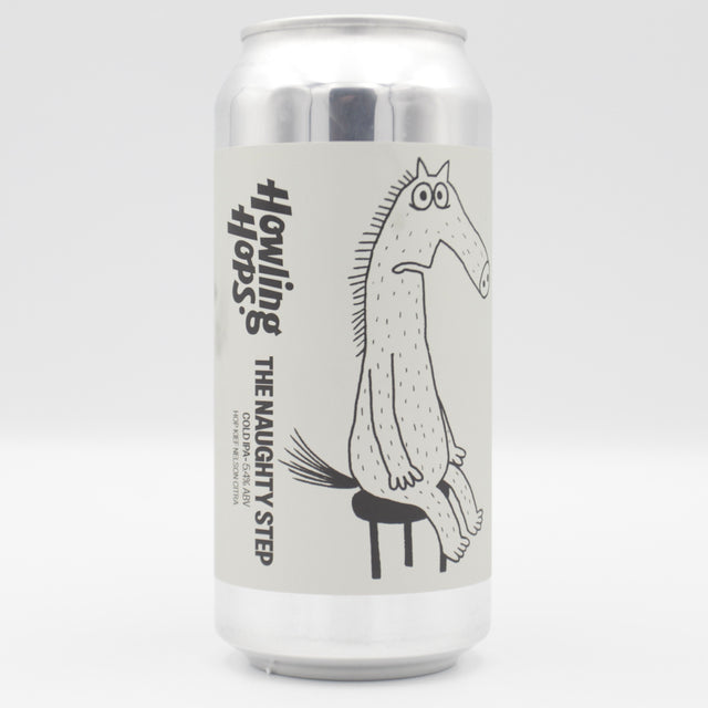 This is a can of Howling Hops / Pretty Decent - The Naughty Step - 5.4% (440ml). It is a IPA craft beer available to buy from Ghost Whale, voted London's best craft beer shop.