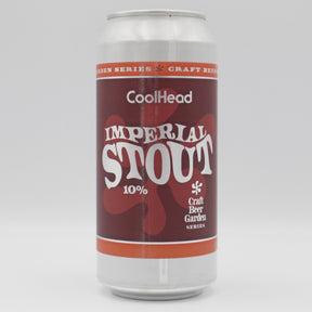 This is a can of Coolhead Brew / 3 Sons - CBGF 26 Stout - 10% (440ml). It is a Imperial Stout / Porter craft beer available to buy from Ghost Whale, voted London's best craft beer shop.