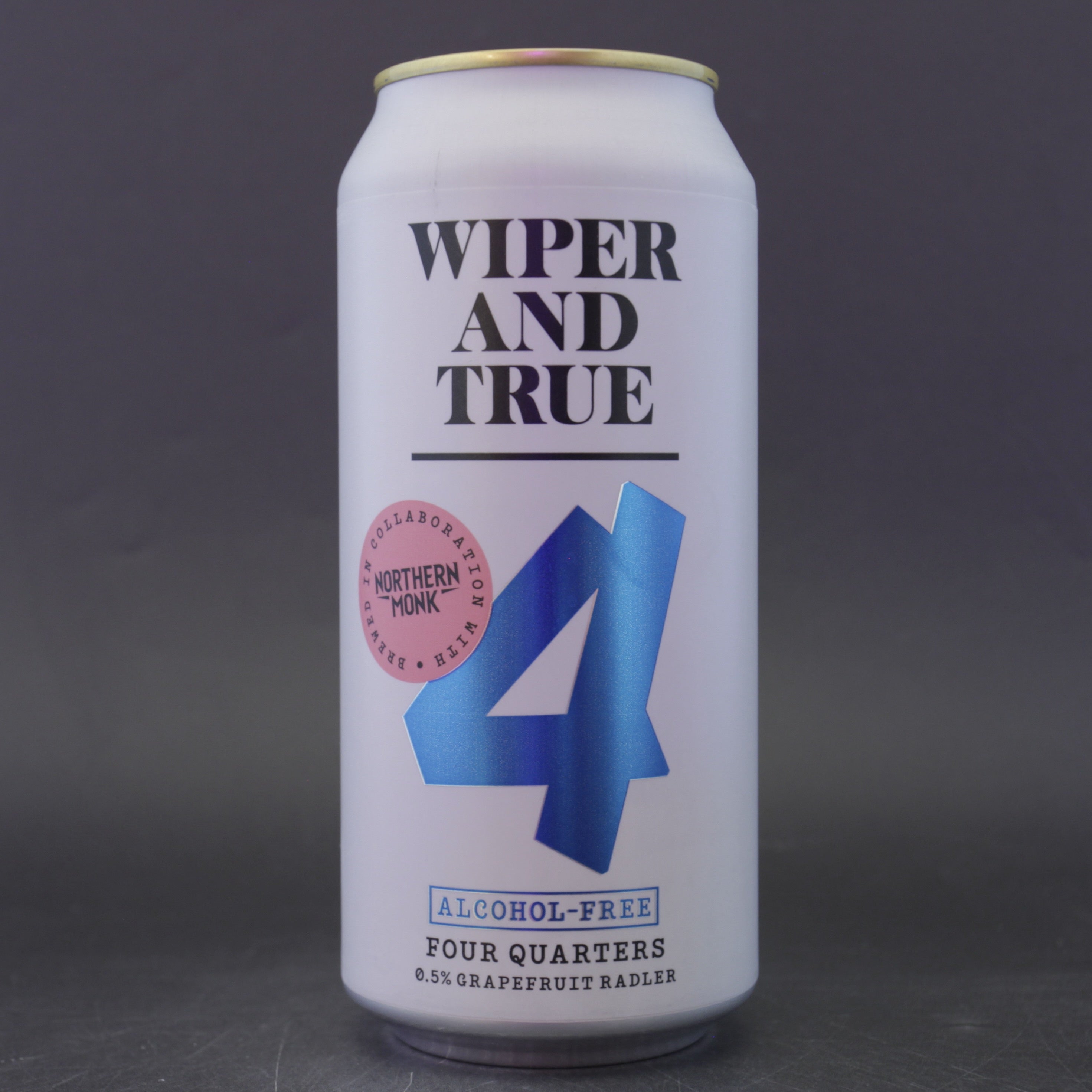 Wiper And True  Northern Monk - Four Quarters - 0.5% (440ml) - Ghost Whale