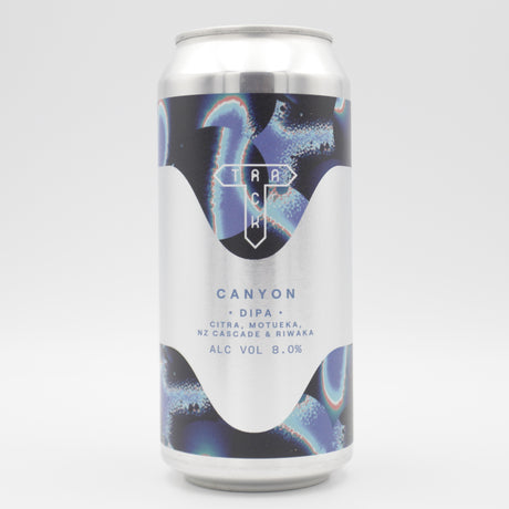This is a can of Track - Canyon - 8% (440ml). It is a Double IPA craft beer available to buy from Ghost Whale, voted London's best craft beer shop.