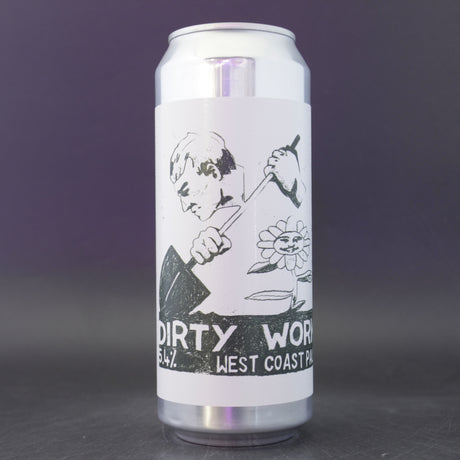 This is a can of Baron - Dirty Work - 5.4% (500ml). It is a Pale Ale craft beer available to buy from Ghost Whale, voted London's best craft beer shop.