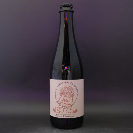 This is a bottle of Resident Culture - Character Is Destiny: Walnut - 13.1% (500ml). It is a Imperial Stout / Porter craft beer available to buy from Ghost Whale, voted London's best craft beer shop.