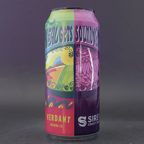 This is a can of Siren / Verdant - Neal Gets Soundwave - 6.5% (440ml). It is a IPA craft beer available to buy from Ghost Whale, voted London's best craft beer shop.