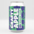 This is a can of Crafty Blends - Crafty Apple - 4.5% (330ml). It is a  craft cider available to buy from Ghost Whale, voted London's best craft beer shop.