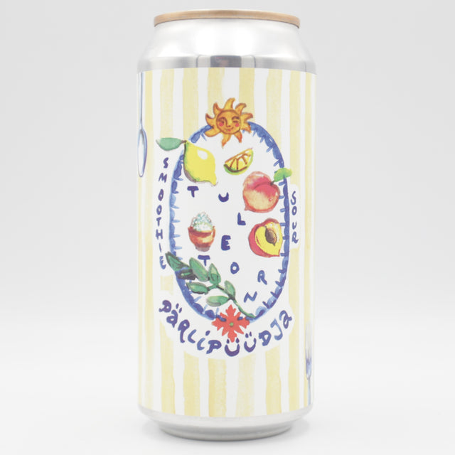 This is a can of Tuletorn - Pärlipüüdja - 5.8% (440ml). It is a Sour craft beer available to buy from Ghost Whale, voted London's best craft beer shop.