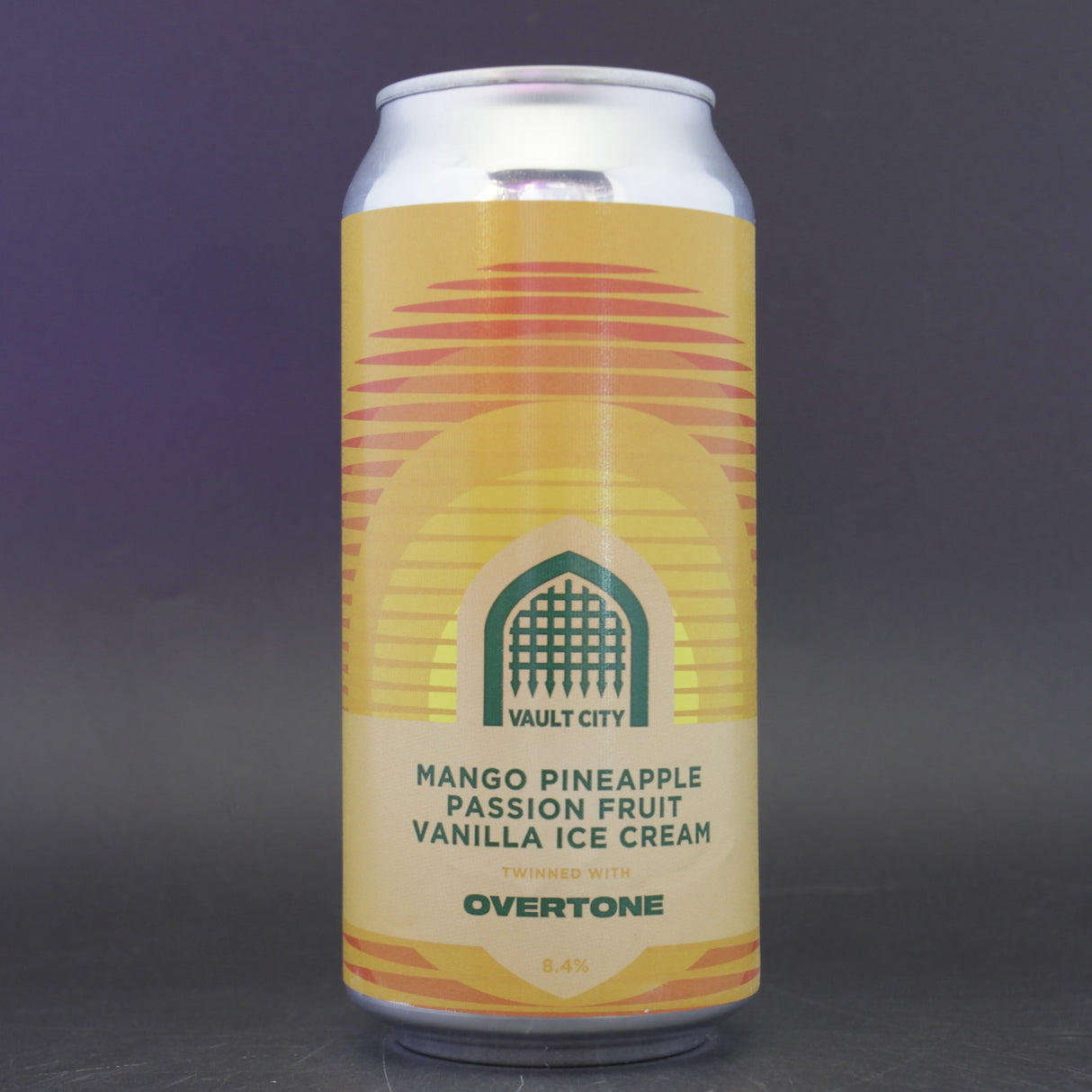 Vault City / Overtone - Mango, Pineapple, Passion Fruit Vanilla Ice Cream - 8.5% (440ml)