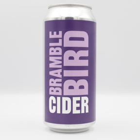 This is a can of Nightingale - Bramble Bird - 3.4% (440ml). It is a  craft cider available to buy from Ghost Whale, voted London's best craft beer shop.