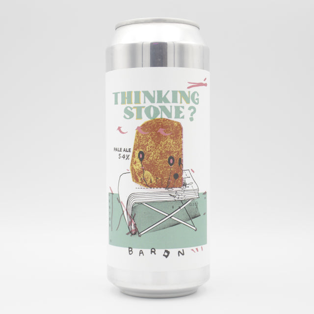 This is a can of Baron - Thinking Stone - 5.4% (500ml). It is a Pale Ale craft beer available to buy from Ghost Whale, voted London's best craft beer shop.
