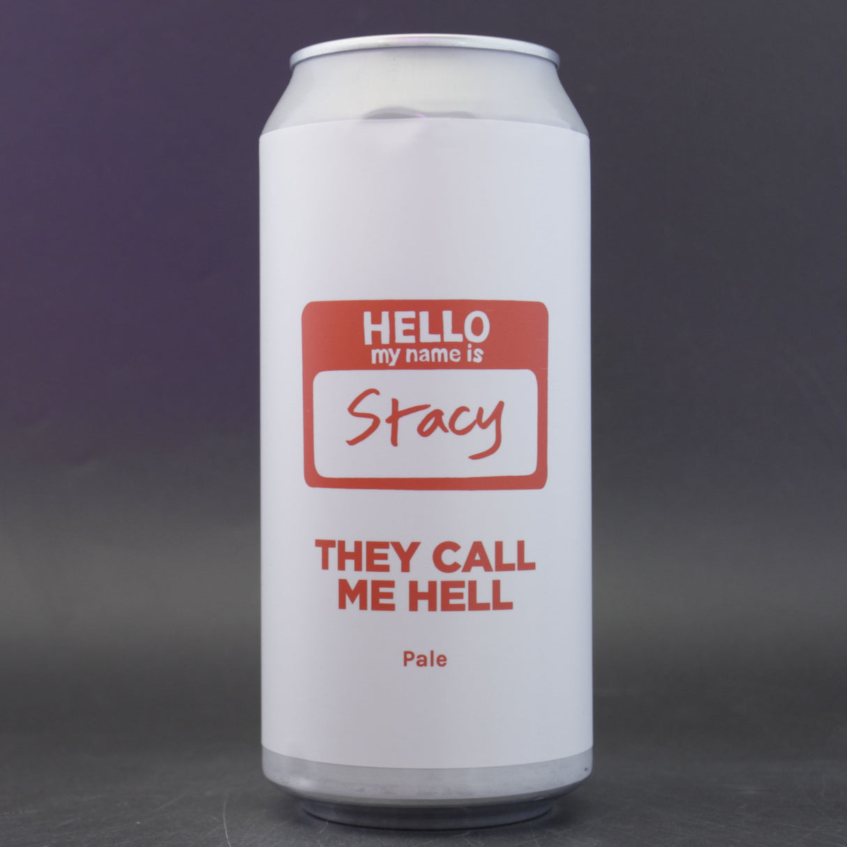 This is a can of Pomona Island - They Call Me Hell - 5.1% (440ml). It is a Pale Ale craft beer available to buy from Ghost Whale, voted London's best craft beer shop.