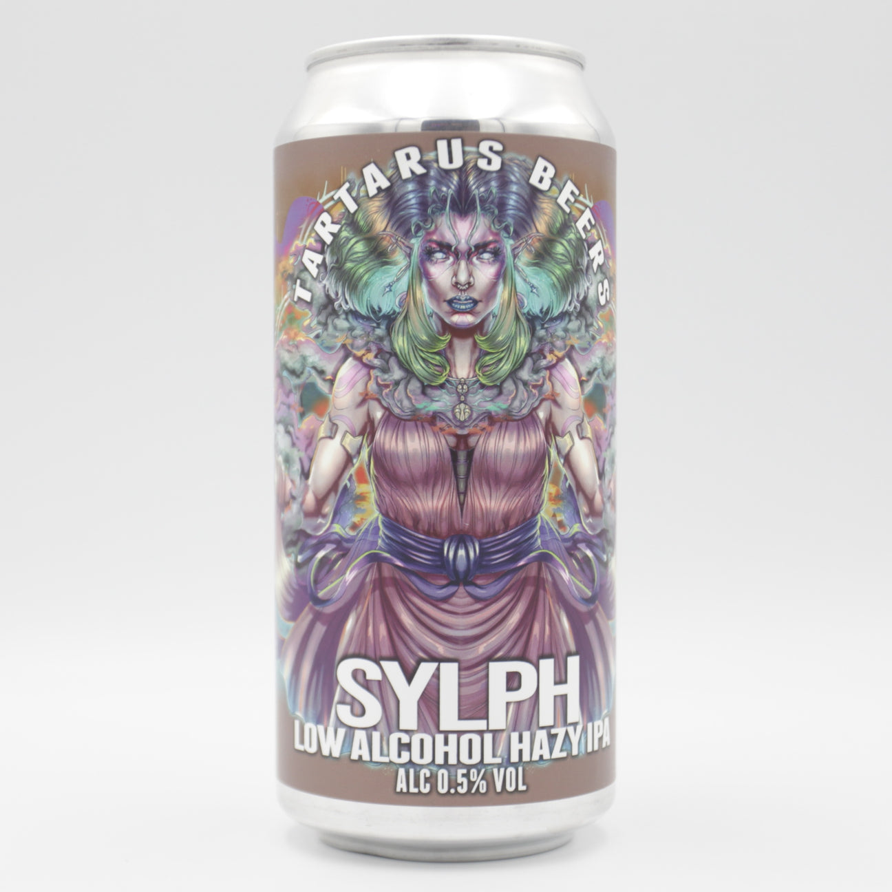 This is a can of Tartarus - Sylph - 0.5% (440ml). It is a IPA craft beer available to buy from Ghost Whale, voted London's best craft beer shop.
