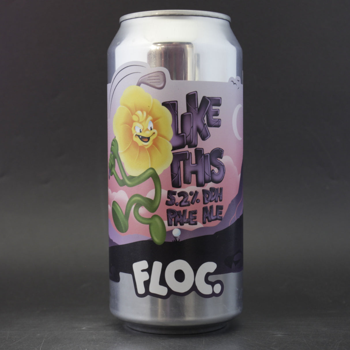 This is a can of Floc - Like This - 6.2% (440ml). It is a IPA craft beer available to buy from Ghost Whale, voted London's best craft beer shop.